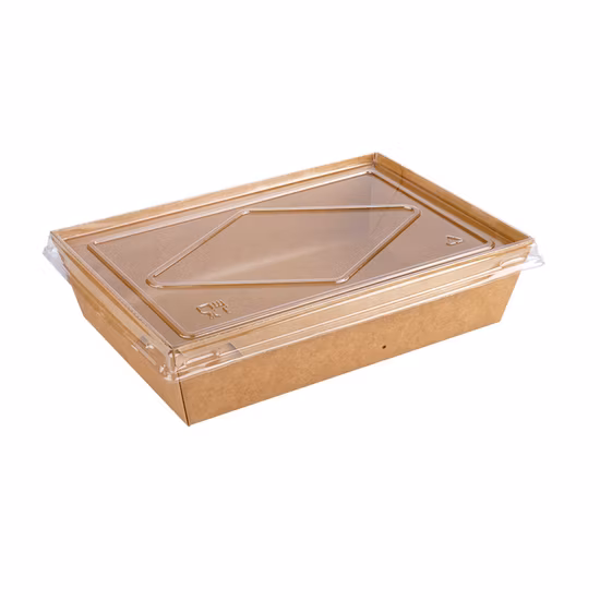 Plateau de bateau en papier kraft recyclable écologique pour la nourriture