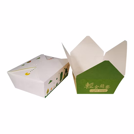 Seau de papier d'emballage alimentaire de collation de poulet frit personnalisé