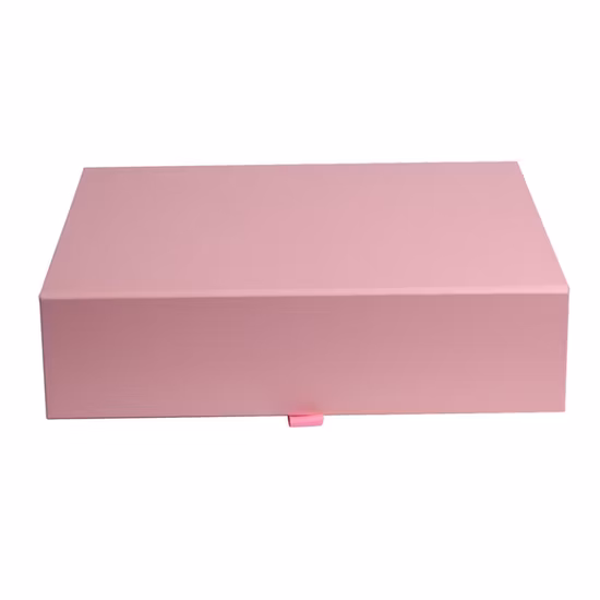Boîte-cadeau en papier pliante d'emballage de serviette d'écharpe de vêtements en carton blanc de luxe avec la fenêtre claire